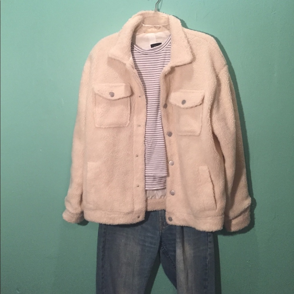 White Teddy Jacket